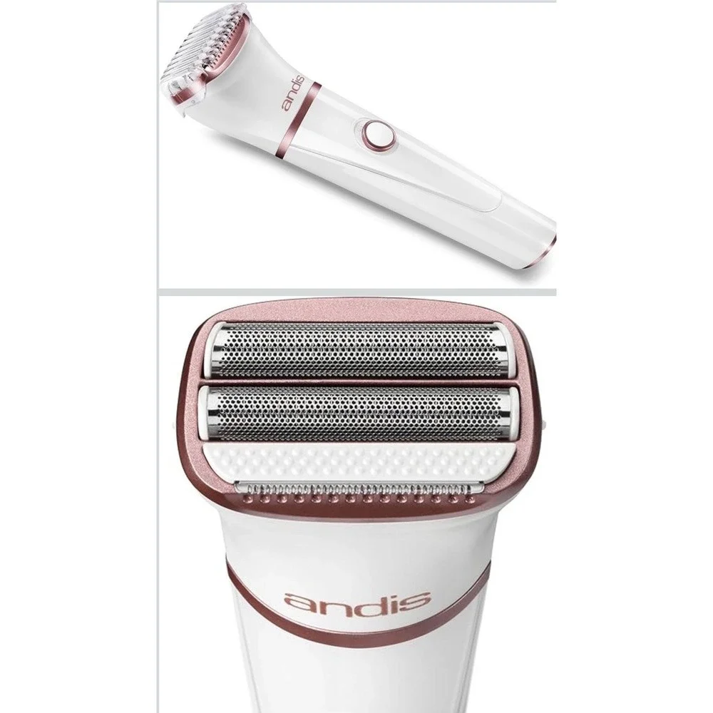 Andis 31015 Women's 6-Piece Wet + Dry Shaver FACTORY SEALED